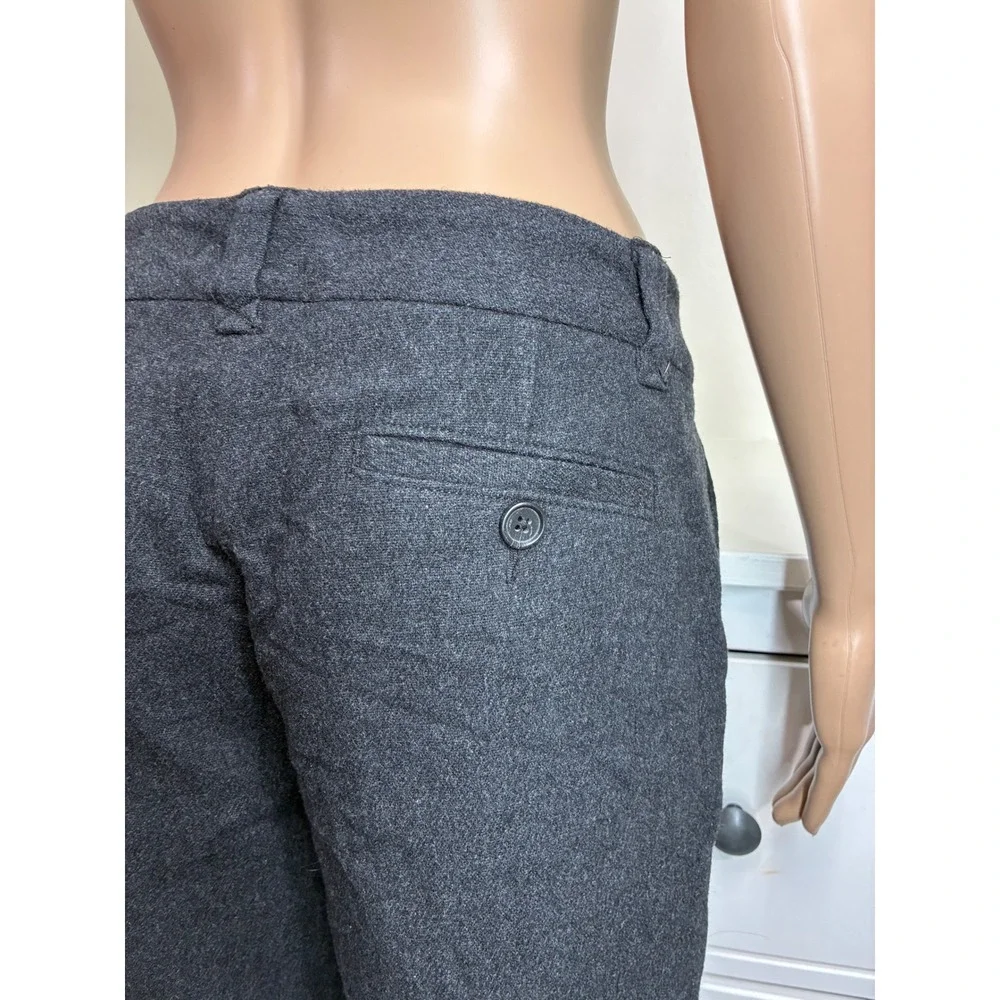 Banana Republic Ryan Fit Charcoal Gray Wool Blend Bermuda‎ Shorts Womens Size 8